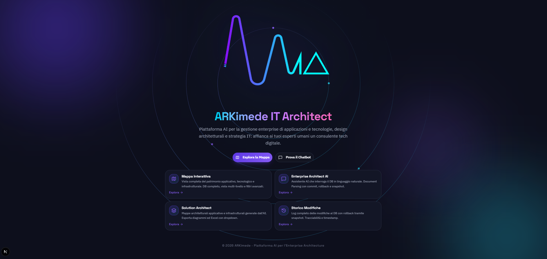 ARKimede - AI IT Architect per la governance del patrimonio IT